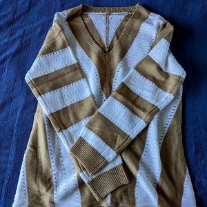 Elapsy Women's V Neck Sweater